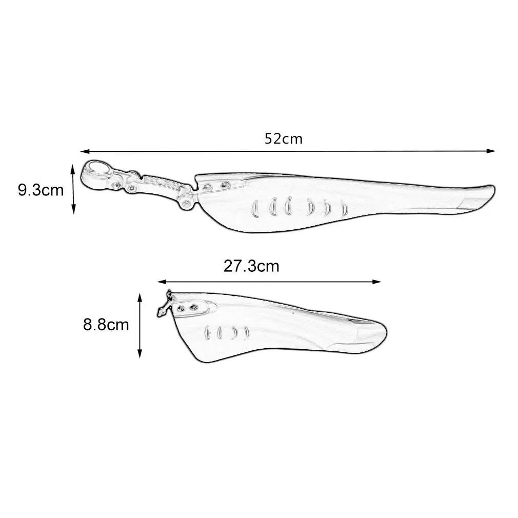 Универсальные уличные велосипедные Крылья пластиковые легкие крылья для