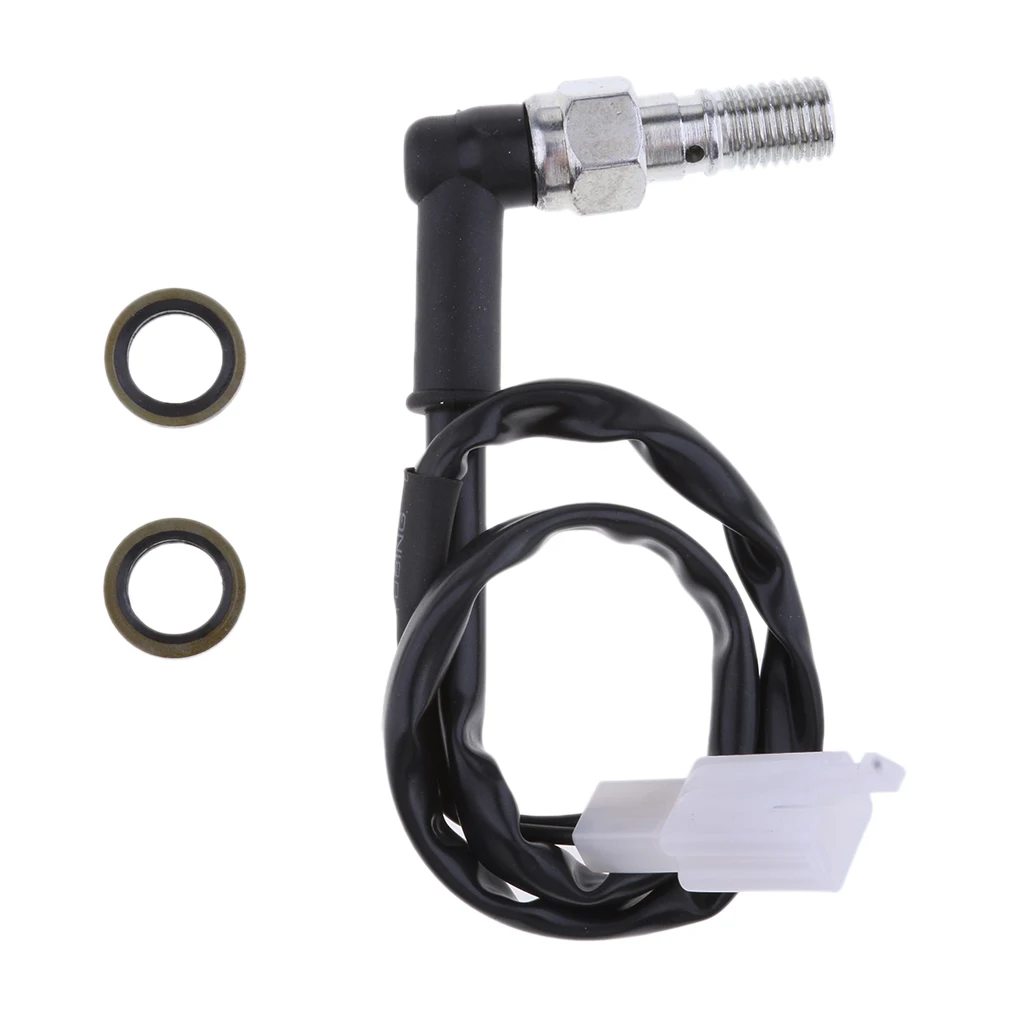 

Motorcycle Hydraulic Brake Pressure Light Disc Switch M10 1/1.25 Pitch