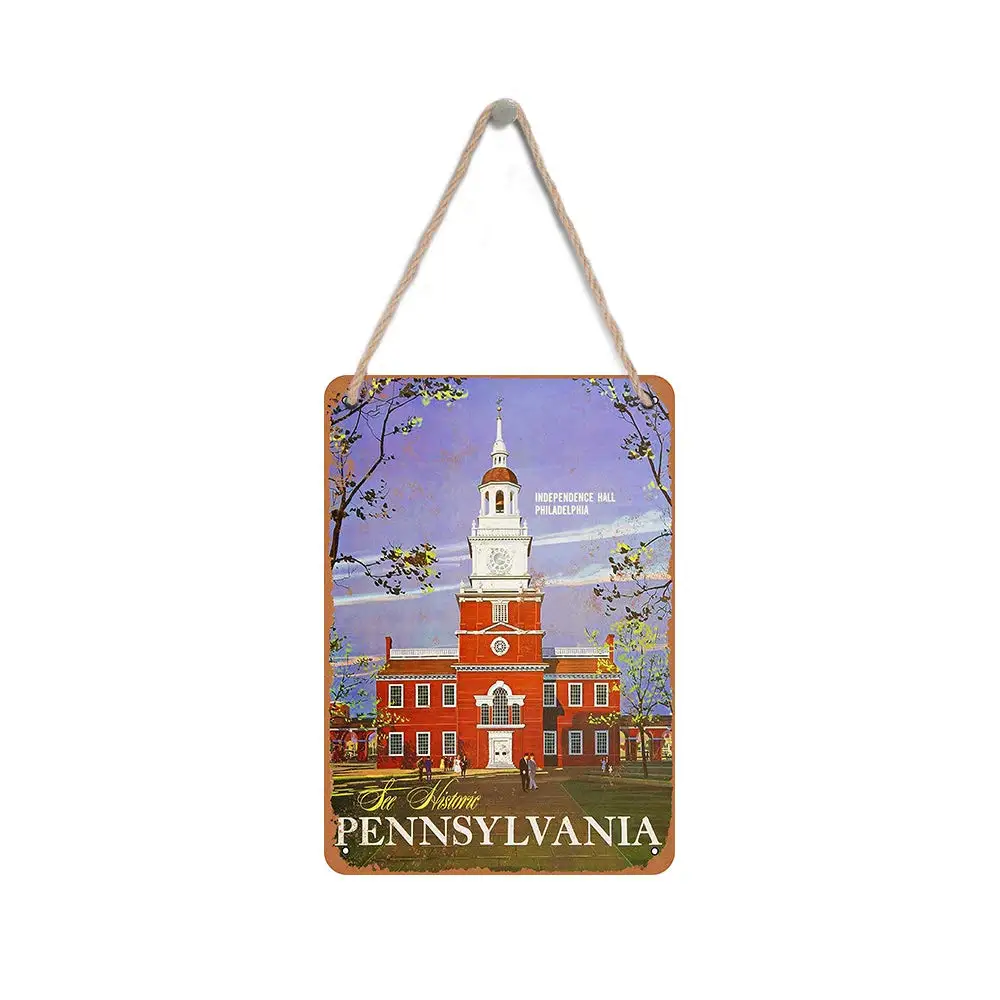 

Isaric Wood Hanging Sign 8 X 12 Inches See Historic Pennsylvania Wooden Sign