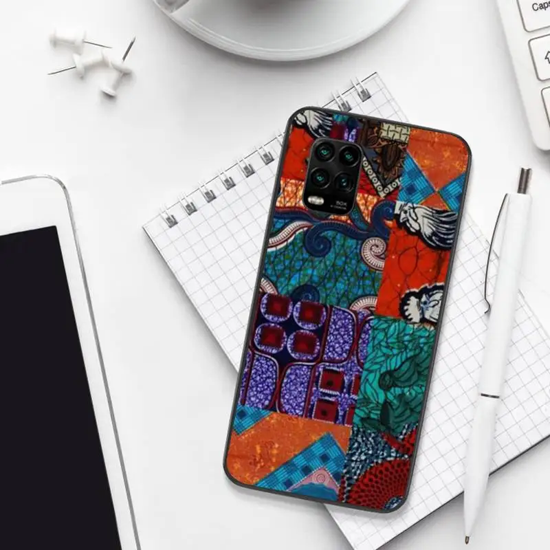 

African Style Fabric Print Printing Phone Case For Xiaomi 8 9 Se 10 10pro Note 2 3 10 MIX2 S MAX2 3 F1 5X