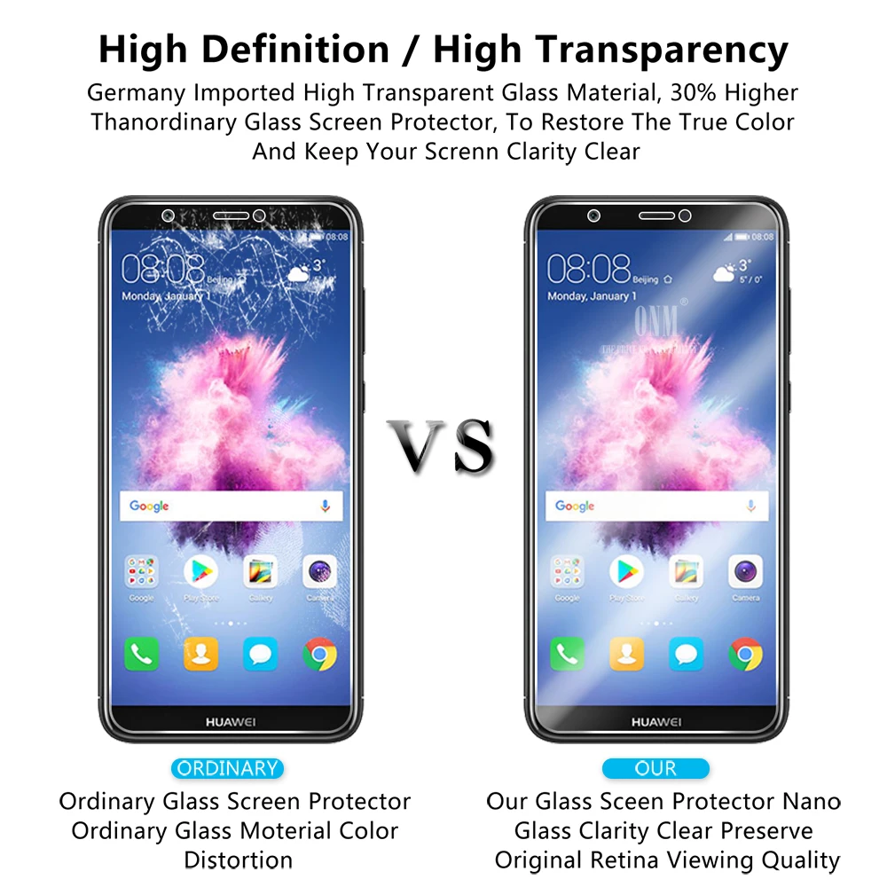 10 шт закаленное стекло для Huawei P Smart 2018 Защита экрана nova 3i Защитная стеклянная