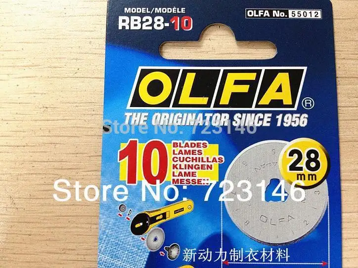 OLFA роликовый резак лезвие круглая изогнутая нож тканевый круглый 45 мм/28 мм