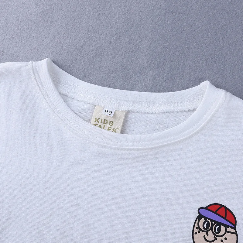 

Y.L.STUDIO Toddler Girls Dress Summer Short Sleeve Cotton Child Girls T-Shirt Dress Cartoon Printed Casual Dress For Kids Girls
