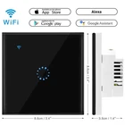 EWeLink wifi смарт-переключатель панель настенный сенсорный выключатель Умный домашний светильник переключатель стандарт США ЕС работа с Alexa Google Home умная жизнь