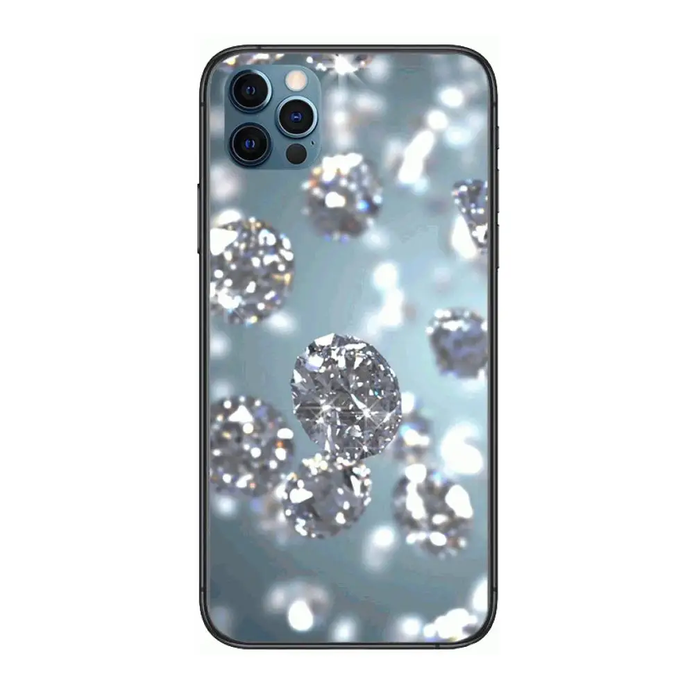 

Shiny Diamond Girl's style Fashion Phone Case cover For OPPO A91 9 83 79 92s 5 F9 A7X Reno2 Realme6pro 5 black tpu cell cover