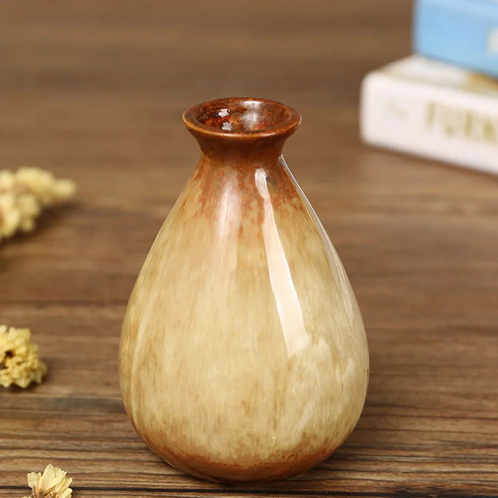 Керамическая ваза винтажная элегантная для украшения гостиной и дома|Вазы| |