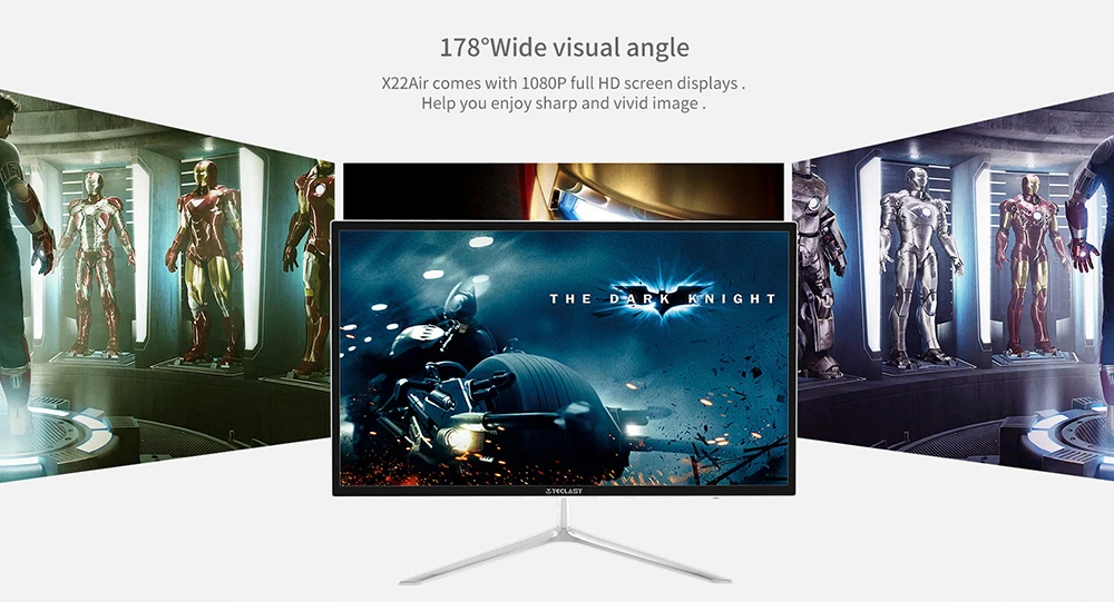 Teclast X22 Air все-в-одном ПК настольный 21,5 Дюймов DOS Intel Celeron J3160 четырехъядерный 1,6 ГГц 4 Гб ram 128 Гб SSD 1 ТБ HDD HDMI