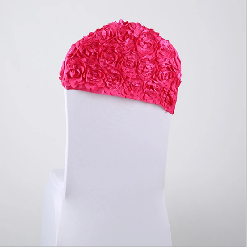 Rosette Chair 5 Colours For Luxury Weddings Fit All Chairs Polyester Embroider Satin Cap Cover | Дом и сад
