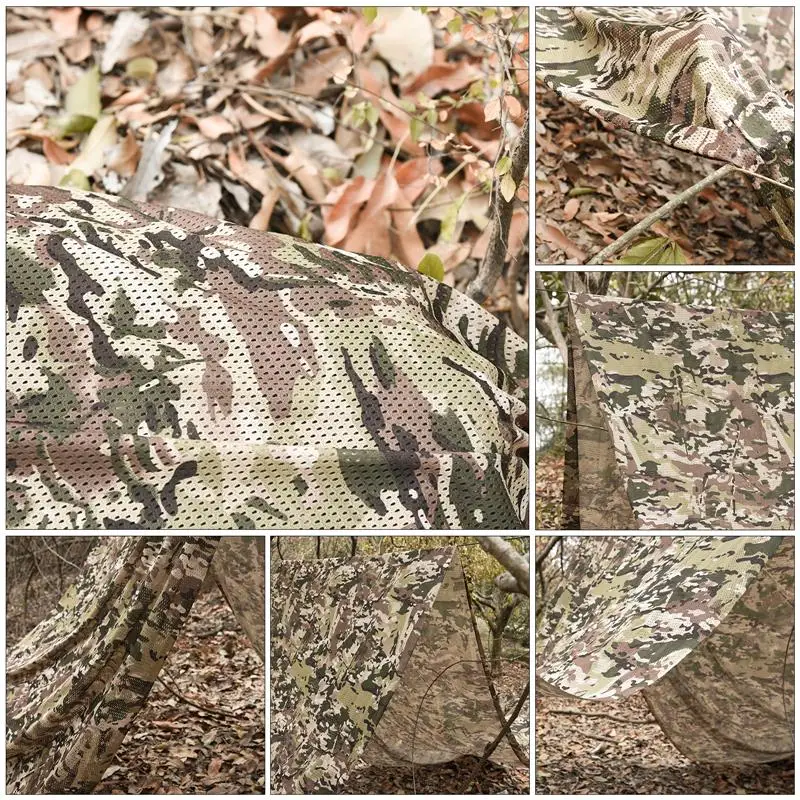 

Single Layer Camouflage Mesh Fabric Cloth Shade Net Camo-net Home Garden Decoration Fence Outdoor Shade 1.5M Wide Awning Cover