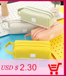 Творческий Kawaii ткань школьный Карандаш Чехол сумки большой Ёмкость ручка коробки мешок студент подарок канцелярские принадлежности 050003