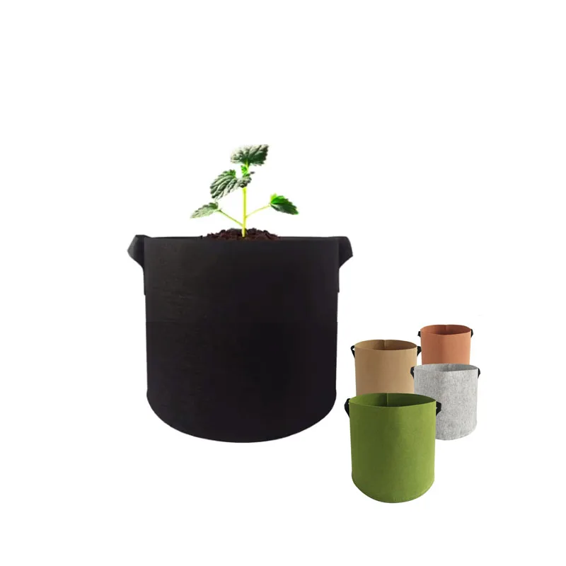 

3/5/7/10/15/20 галлонов пакет для выращивания растений, нетканый фетровый мешок для красоты