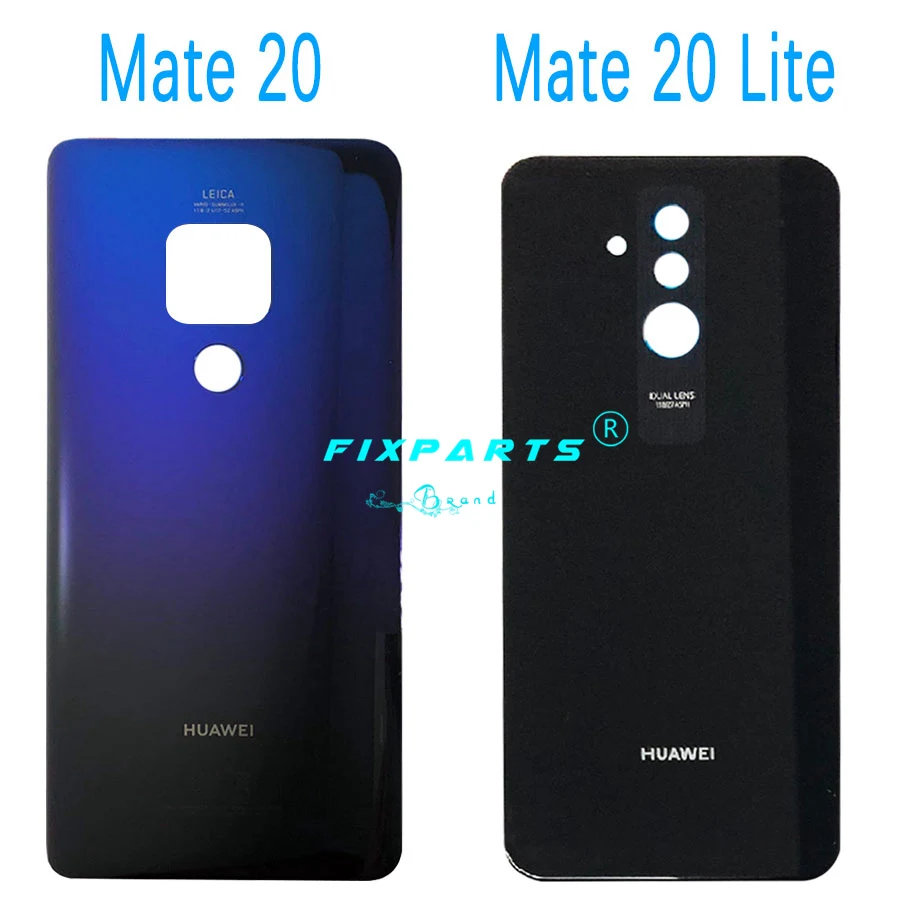 Задняя крышка батарейного отсека для Huawei Mate 20 Lite стеклянная задняя панель Mate20