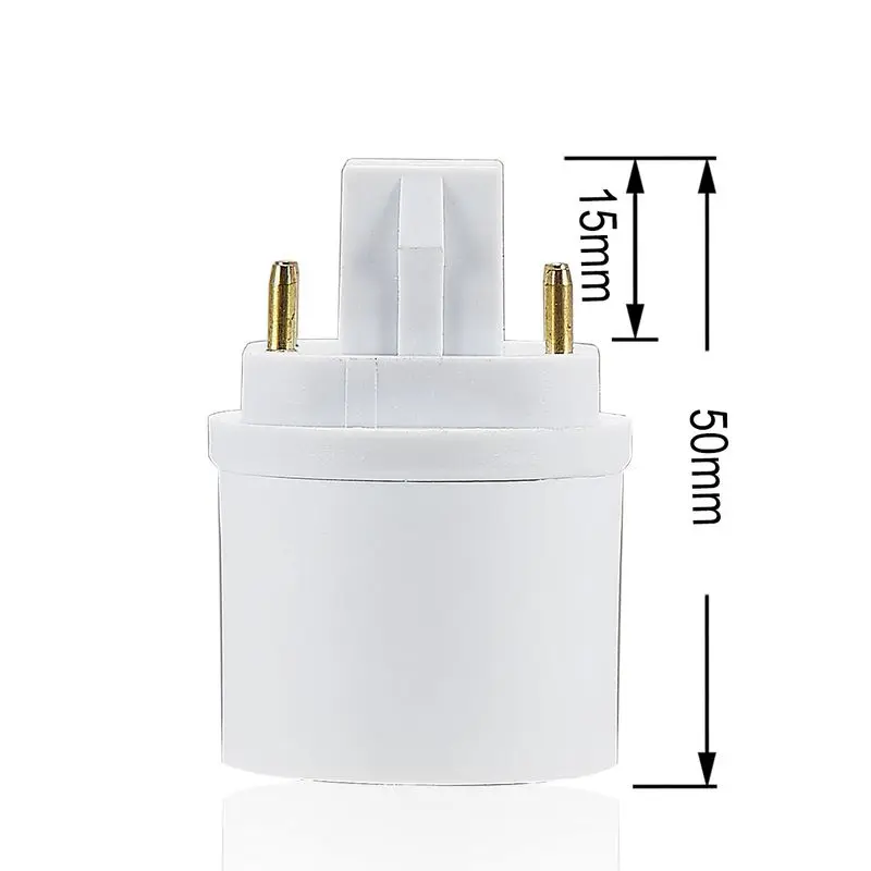 

GX24 to E27 Adapter GX24Q to E27 E26 Lamp Holder Power Adapter Converter Base Socket LED Light Bulb Extend Plug