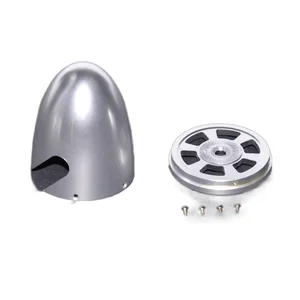 1 шт. 2,25 дюймов57 мм 100% ЧПУ Алюминий 2 лезвия Спиннер для Истребитель Зеро RC самолет