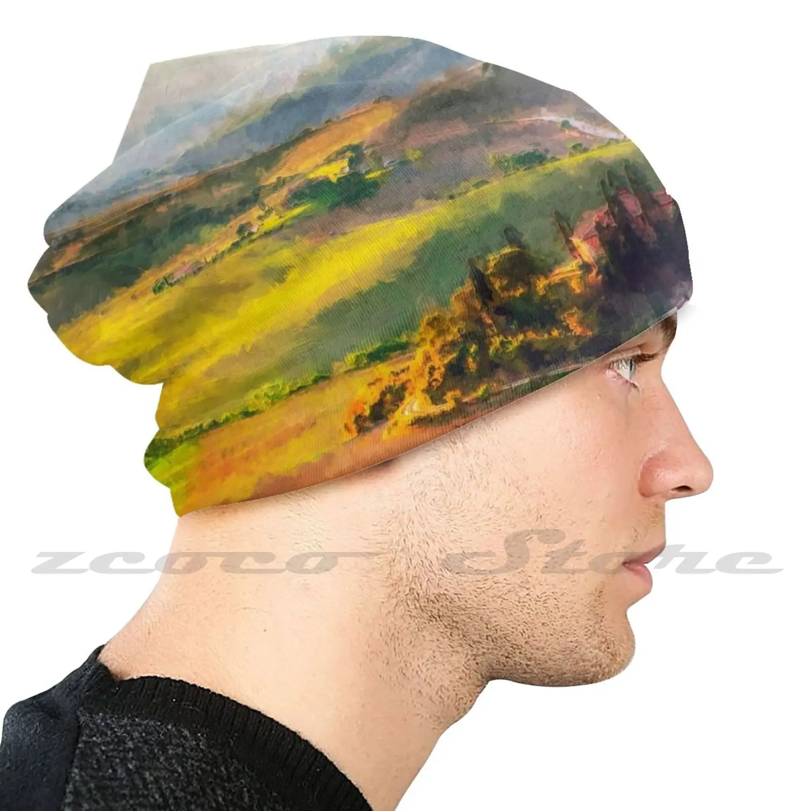 Вязаные шапки Chianti Тоскана с индивидуальным рисунком Женская эластичная мягкая