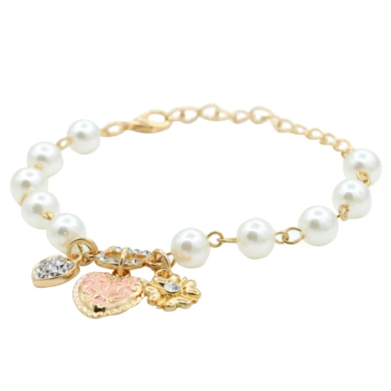 Модный браслет в океаническом стиле звезда якорь милая девушка сердце жемчуг