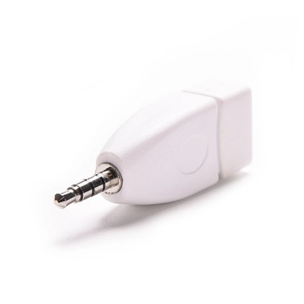 1 шт. аудио конвертер 3 5 мм папа AUX разъем к USB 2 0 Женский адаптер для автомобиля