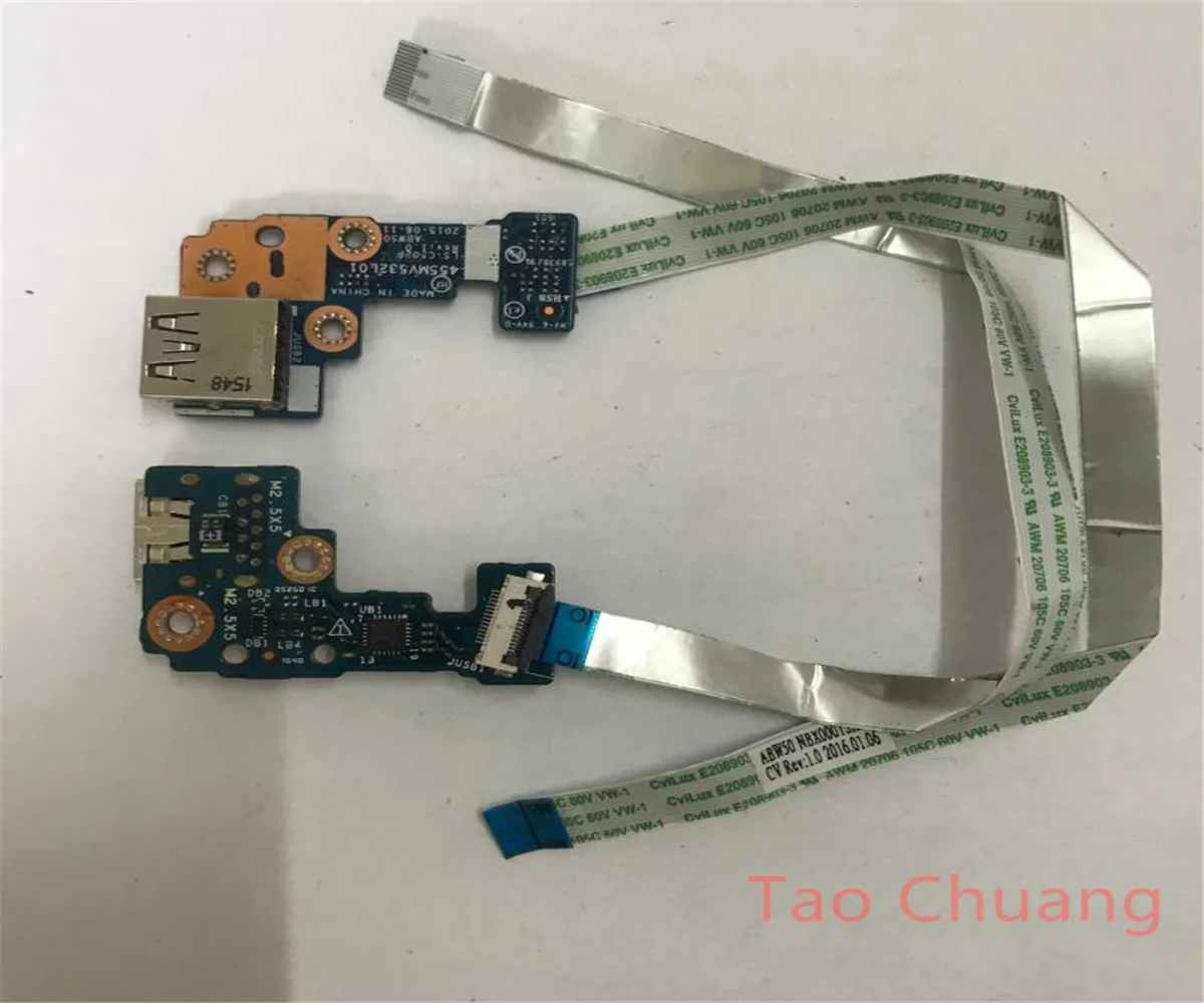 

Для HP 15T-AE 15T-AE000 USB маленькая плата интерфейса