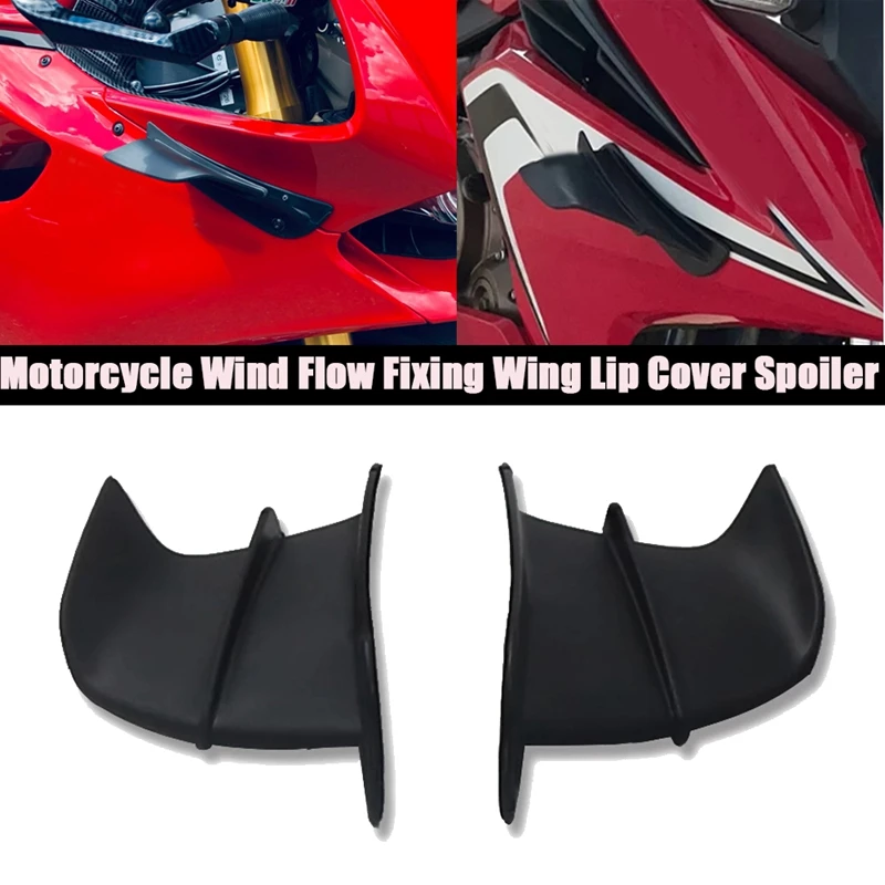 Motorcycle Front Fairing Wind Flow Fixing Wing Lip Cover for-BMW S1000RR KAWASAKI Ninja H2 H2R Yamaha BWS JOG JOE GP