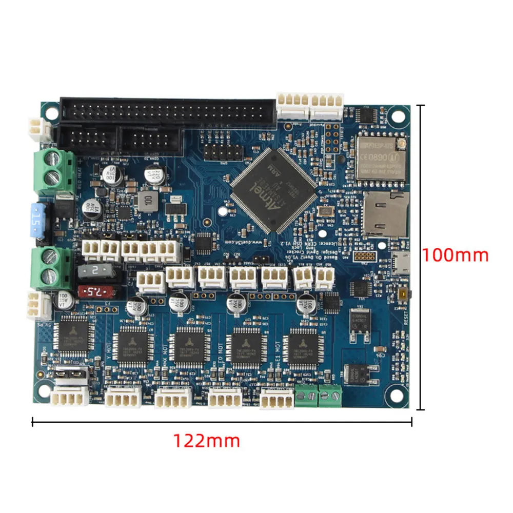 

Клонированный Duet2 WiFi V1.04 Улучшенный 32-битный обновленный контроллер материнская плата для 3D принтера CNC части машин