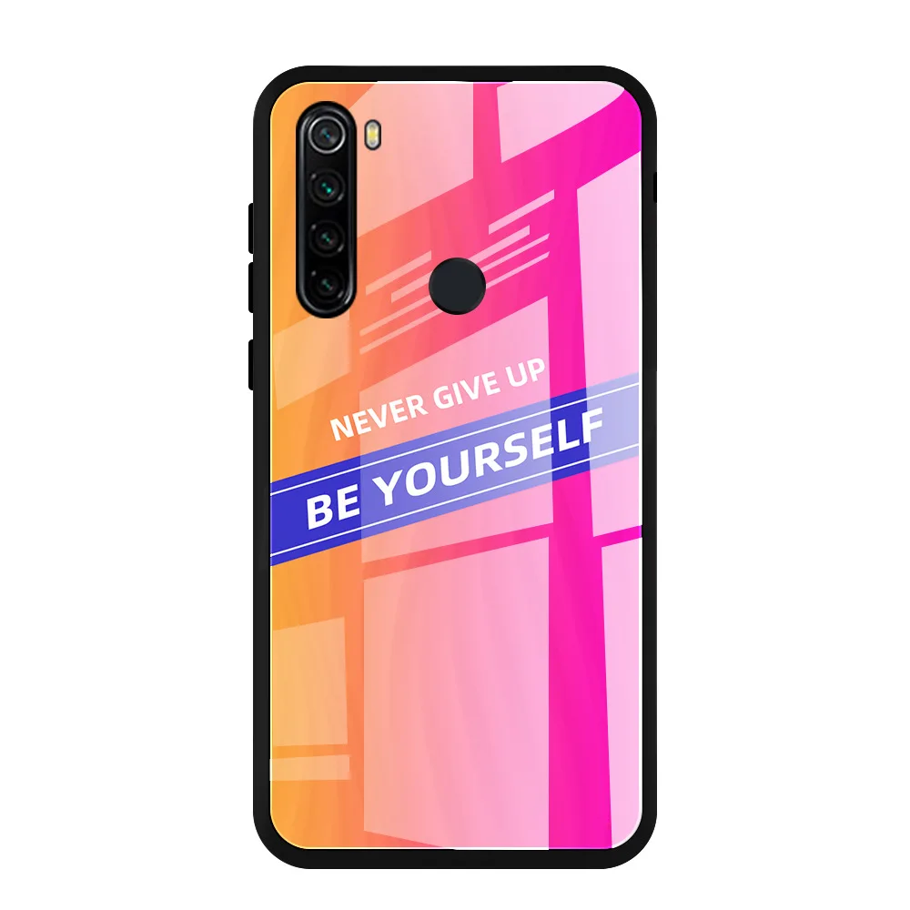YUNAO чехол для телефона xiaomi серии градиентная расцветка Высота защита стекла