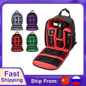 camera bag backpack waterproof for digital dslr tough camera photo bag case for nikon for canon backpack video bags free global shipping