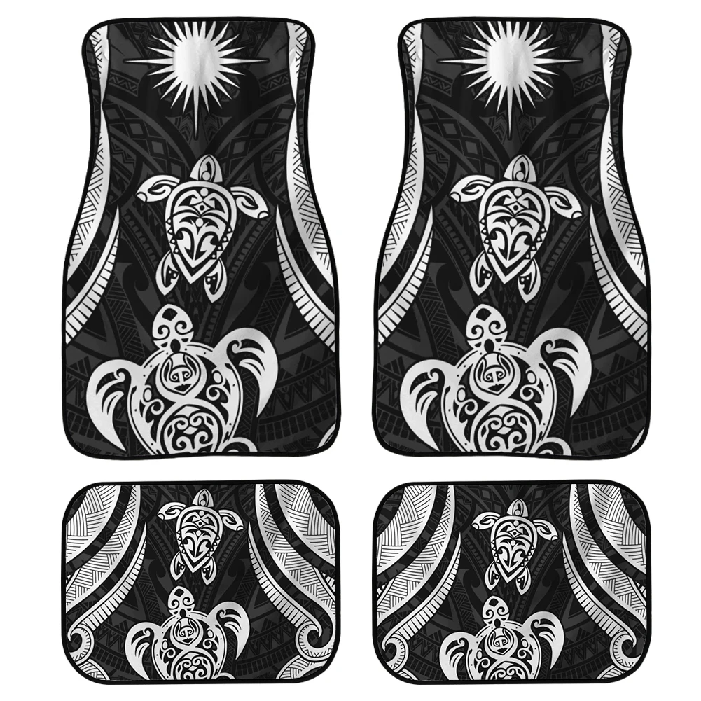 

Универсальный ковер Marshall Island с принтом в виде черепахи для ног, аксессуары для интерьера автомобиля, нескользящий мягкий коврик для грузови...