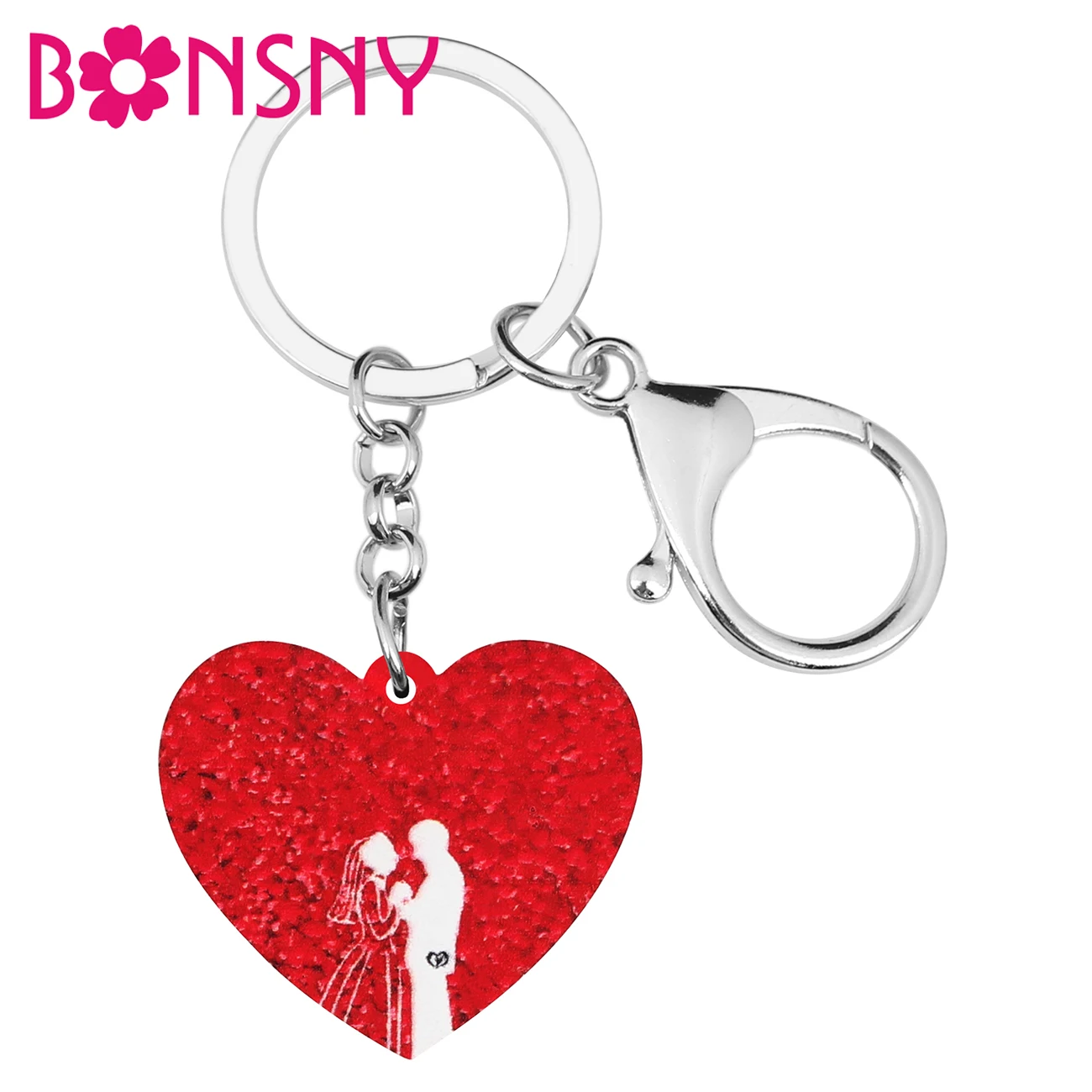 Акриловая сумка Bonsny для влюбленных на День святого Валентина Женский кошелек