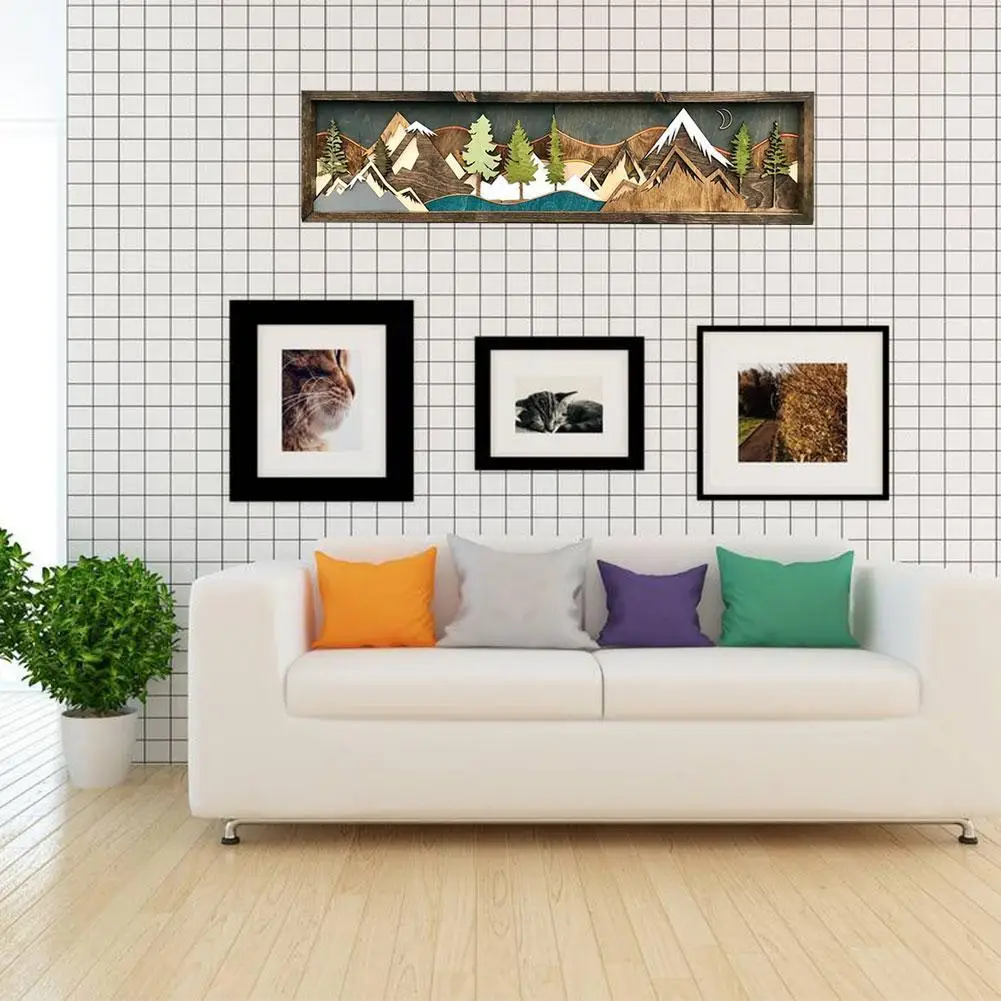 

Gable Art Decoration Sunset Moon View Decoration Landscape Decoration Home Decoration Painting