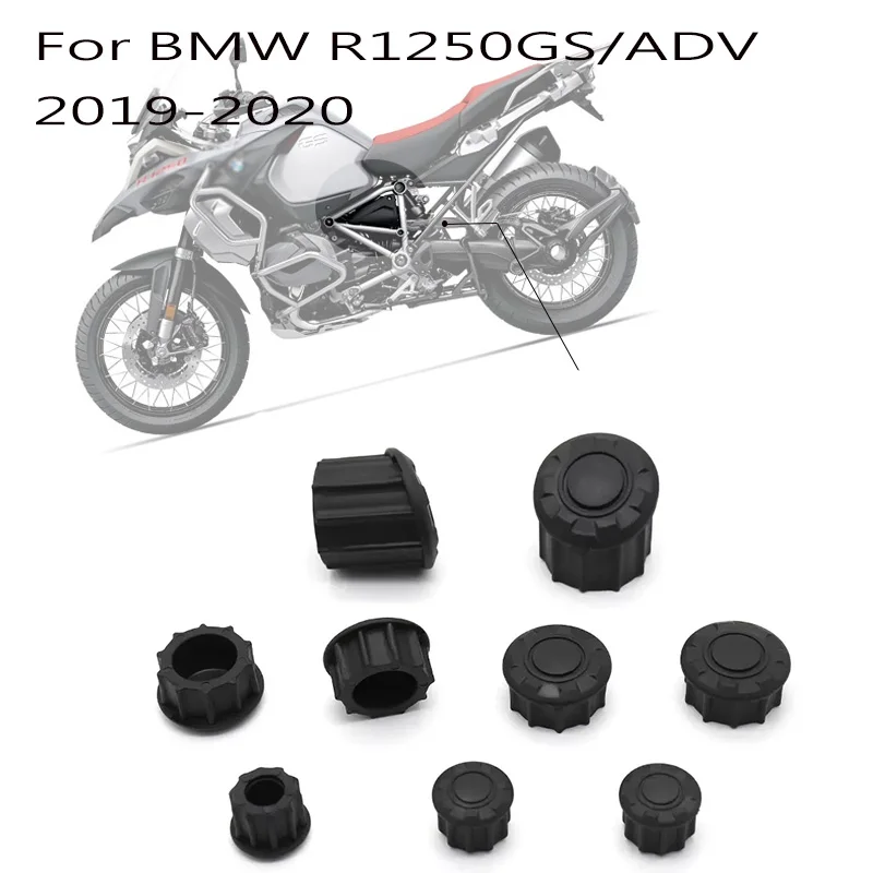 

For BMW R1250GS LC ADVENTURE 2019-2020 R1200GS Frame Hole Cap Cover Plugs Cover Caps Plug Kit Decor Motorcycle Accessories