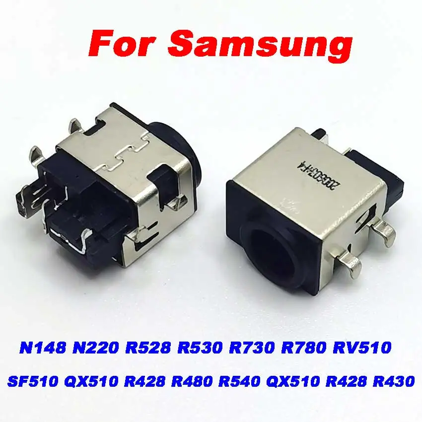 

10Pcs Power Socket For Laptop Samsung NP N148 N220 R528 R530 R730 R780 RV510 SF510 QX510 R428 R480 R540 QX510 R428 R430