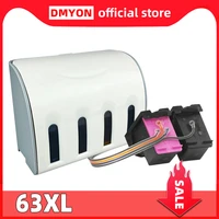dmyon compatible for hp 63 continuous ink supply system 1110 1111 1112 2130 2131 2132 2134 2136 printer ink cartridge