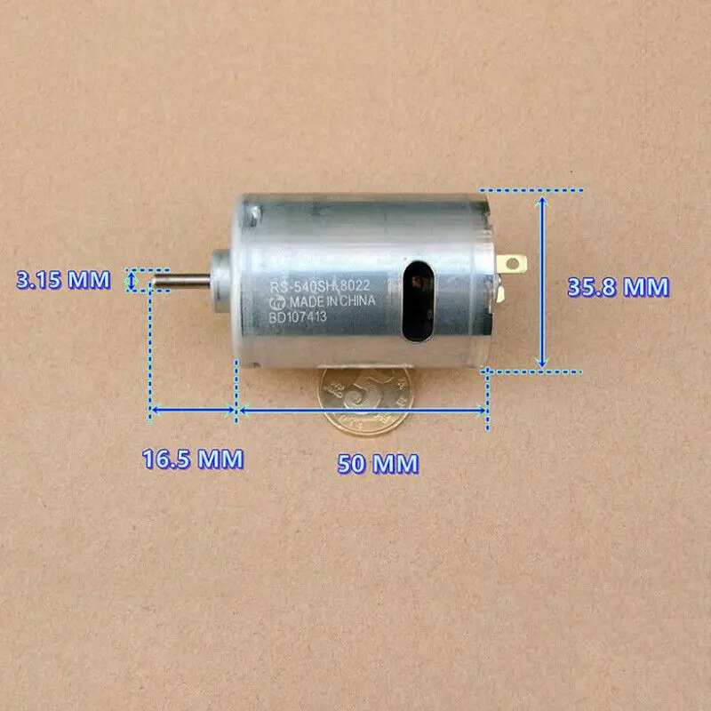 Mabuchi RS-540 DC высокоскоростная Микро Мини электрическая дрель шуруповерт садовый