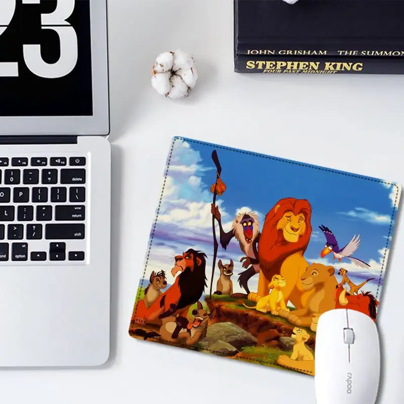 Дизайнерский офисный коврик lion king simba нескользящий для мыши игровой маленького