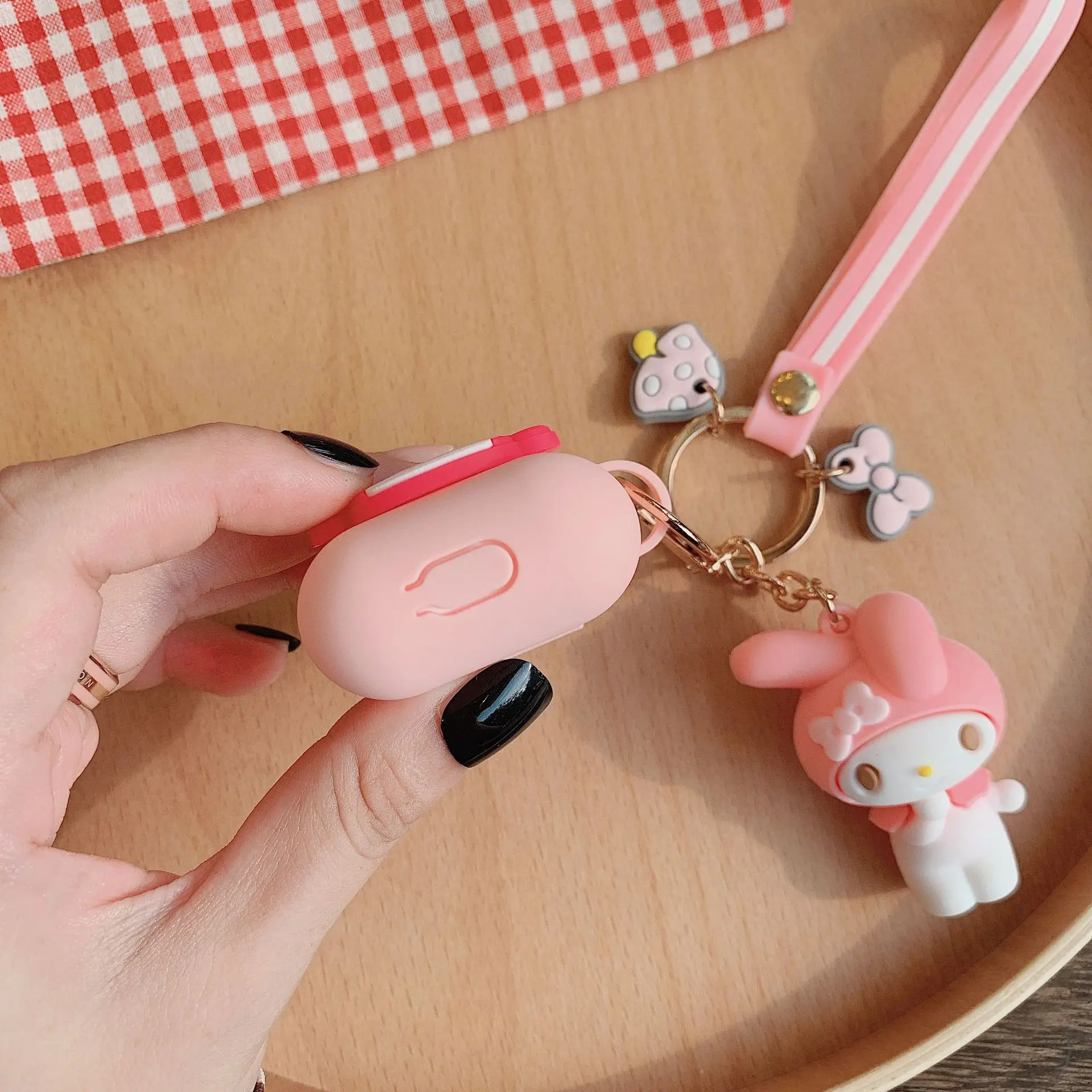 Милый мультфильм koomi Марка pom-Pom Purin My Melody ударопрочный корпусы гарнитурные для Apple Airpods 1/2 силиконовый защитный чехол для наушников
