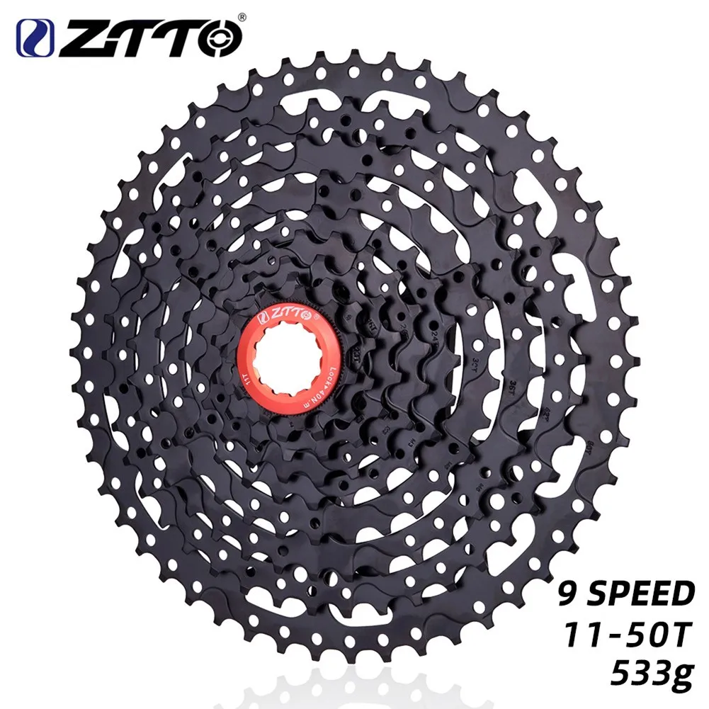 

Кассета ZTTO черная, 9 скоростей, 11-50T, 1 шт.