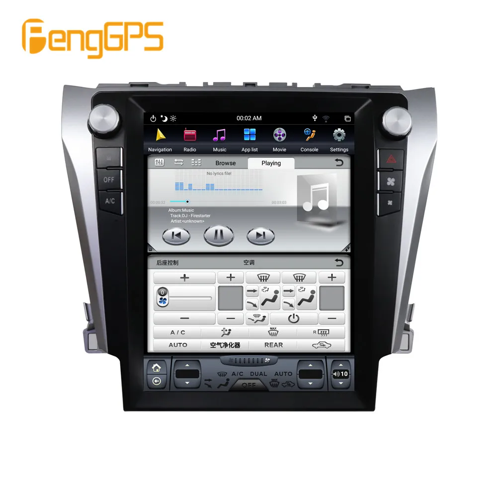 Автомагнитола 1 din навигация для Toyota Camry Aurion 2012 2016 DSP 12 дюйма вертикальный экран