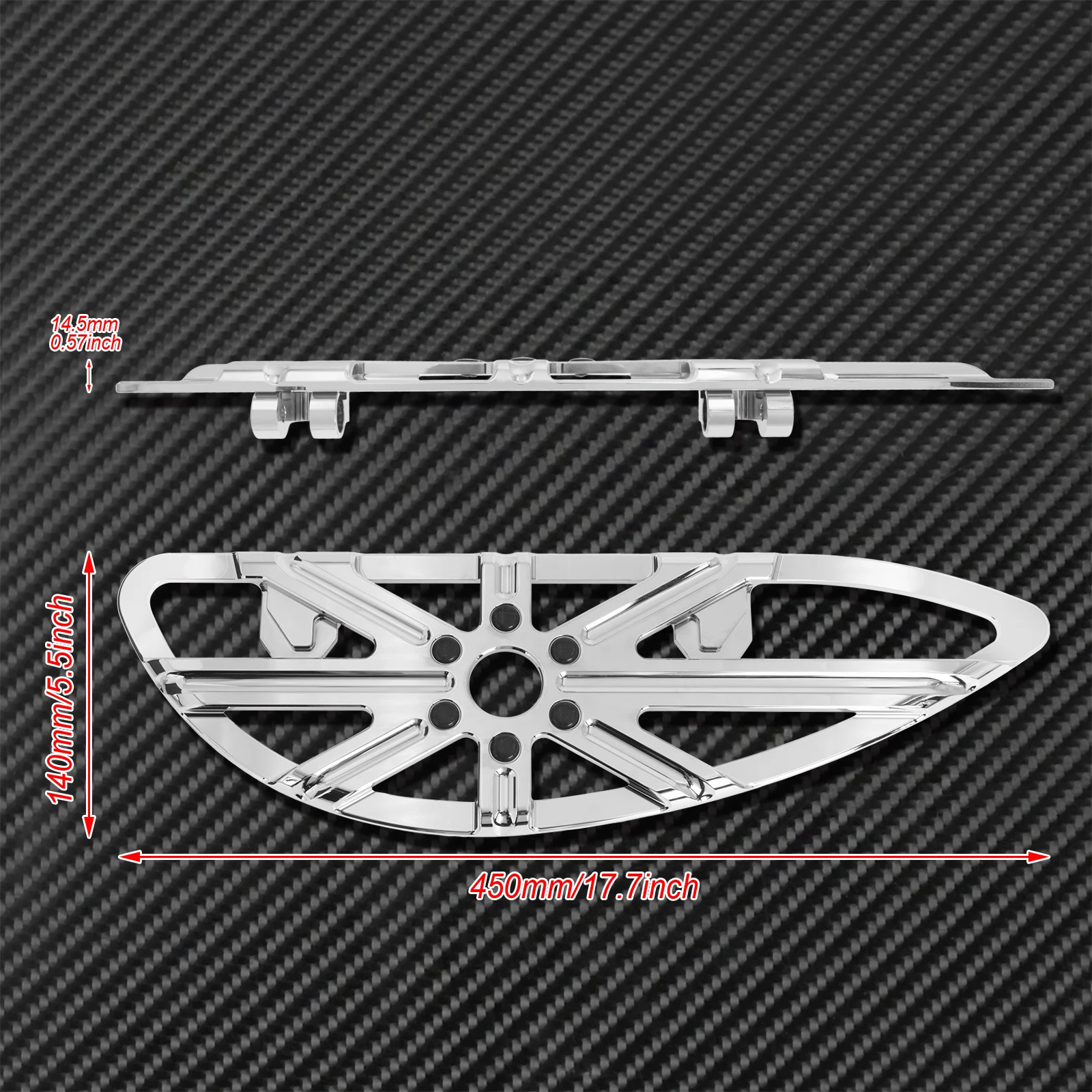 

Motorcycle Chrome Front Floorboards Footrest Pedal Billet Aluminum For Harley Touring Electra Street Glide FLHR Softail Dyna FLD