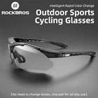 Очки ROCKBROS велосипедные фотохромные для мужчин и женщин, спортивные солнечные очки для горного и дорожного велосипеда, UV400, оригинал