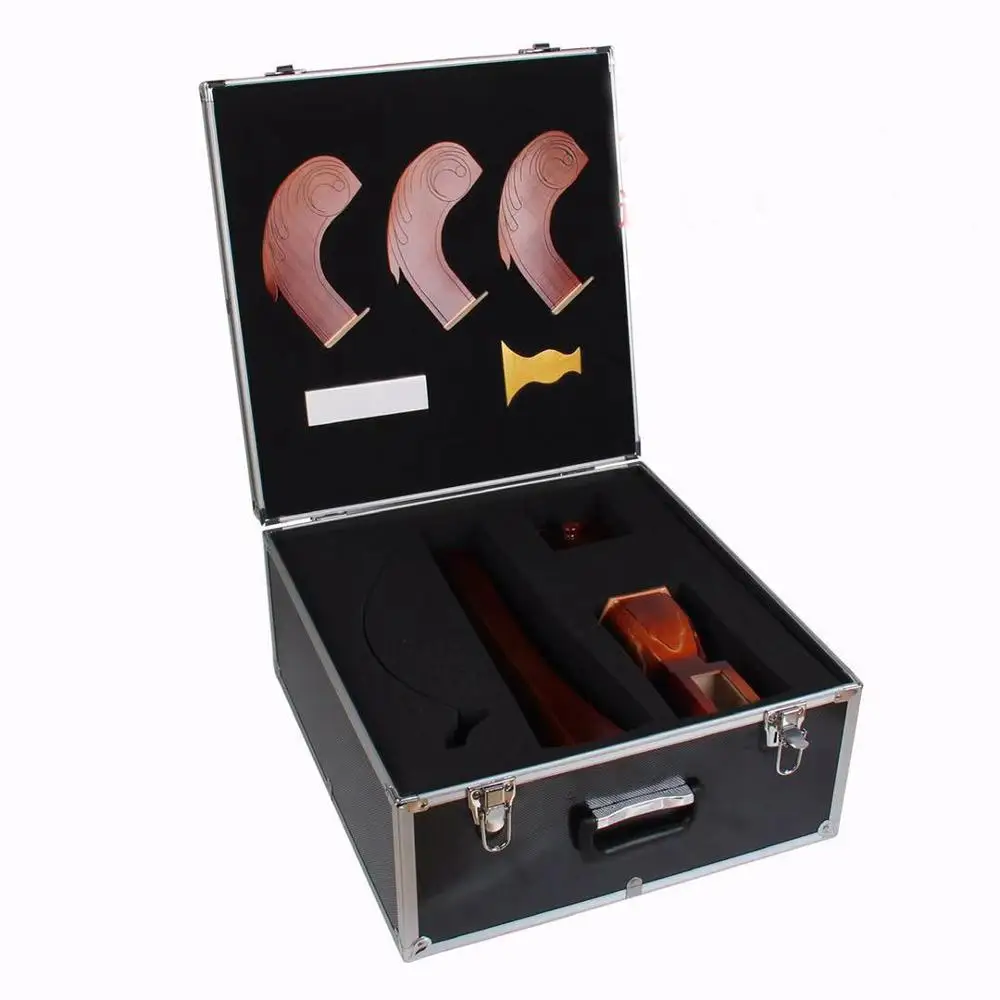 Рельефный круглый плавающий стол с антигравитационной коробкой + подсвечник