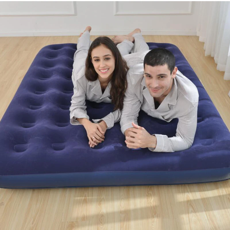 Надувная воздушная кровать портативная Двойная толщина атмосферная подушка