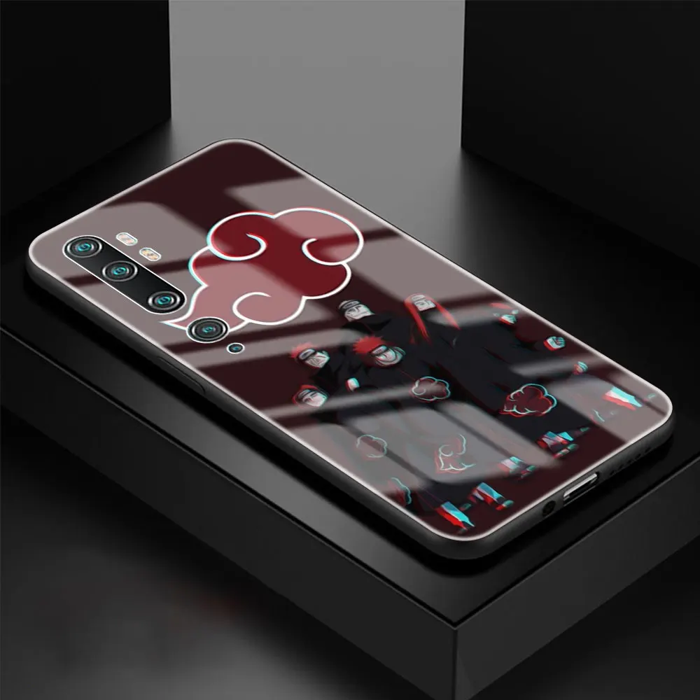 

Akatsuki Tempered Glass Phone Case for Xiaomi MI Poco X3 NFC C3 X2 F2 Pro Funda for 9T CC9E Note 10Lite Cover Coque Shell Capa