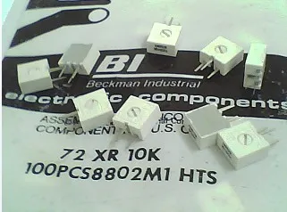 

2 шт. оригинальный Bi Мексика 72x10K точный регулируемый Триммер Потенциометр Сопротивление 10K вертикальный