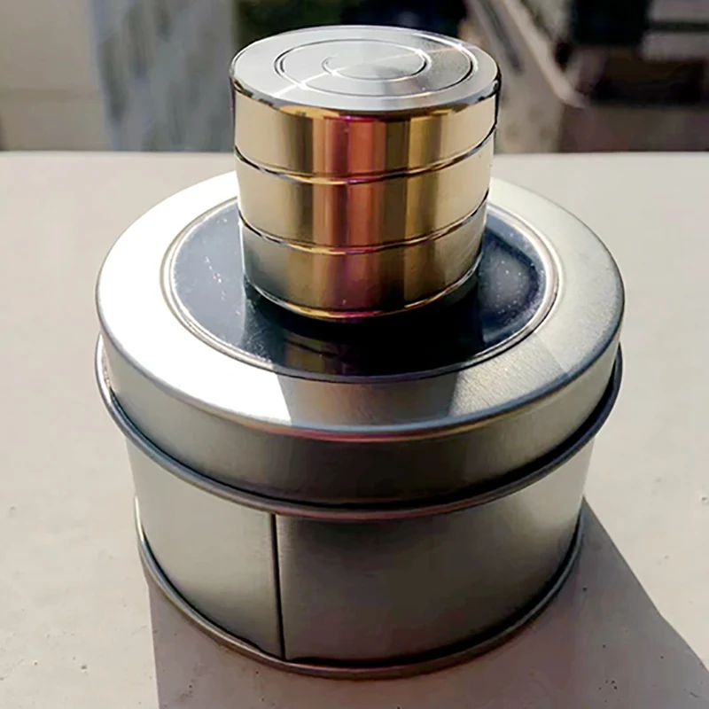 Настольный металлический трансферный Монетный гироскоп для снятия стресса