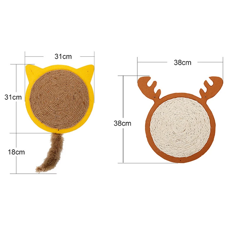 Натуральная Когтеточка из сизаля для кошек картонная защита мебели забота о