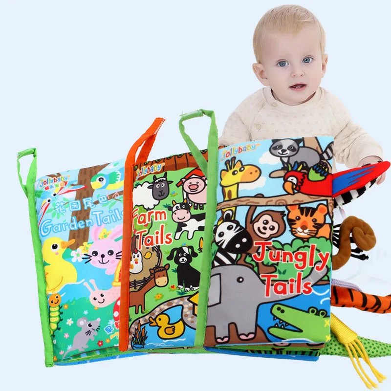 Новинка раннего образования головоломки из ткани 3D детские книги 0 3 лет игрушки с