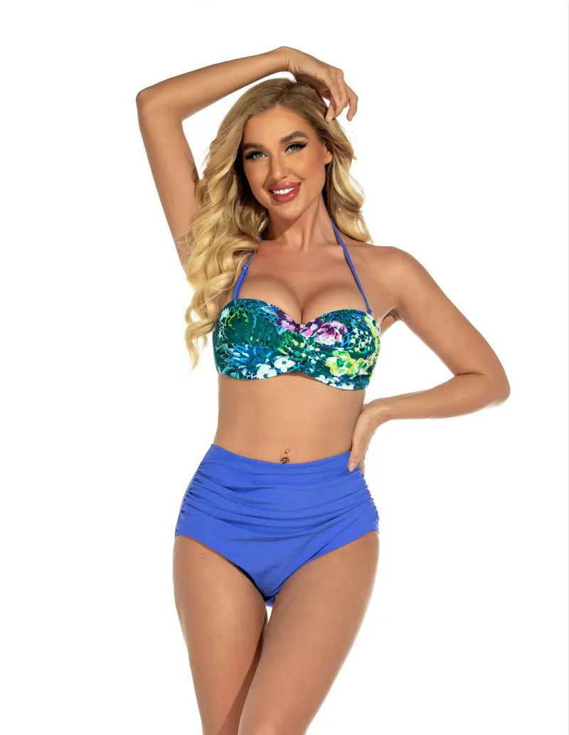 

2021 сексуальный женский комплект бикини, Раздельный купальник, женское цельное бикини, купальник с леопардовым принтом, купальный костюм с в...