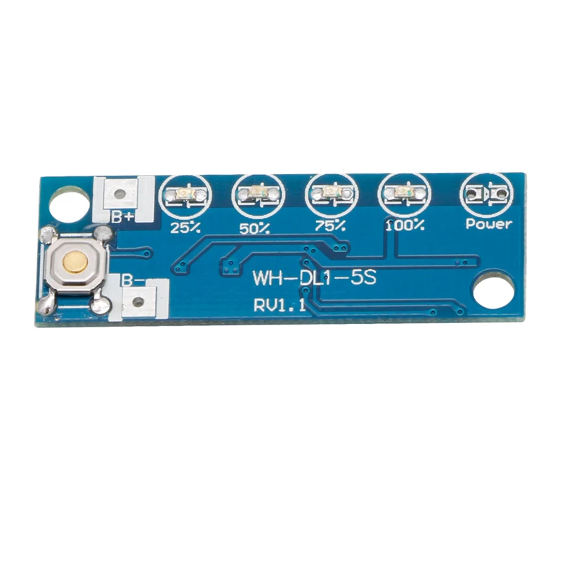 

2021 New 1s Lithium Charging Battery Capacity Percent Level LED Indicator