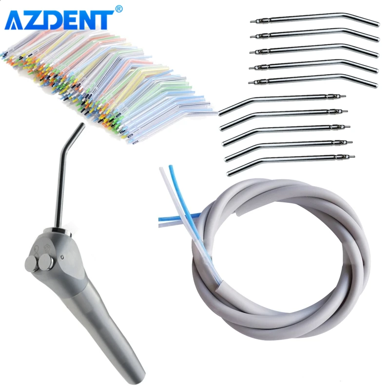 Шприц AZDENT Dental 3 Way трубка для воздушной воды силиконовые трубки 1 8 м и насадки