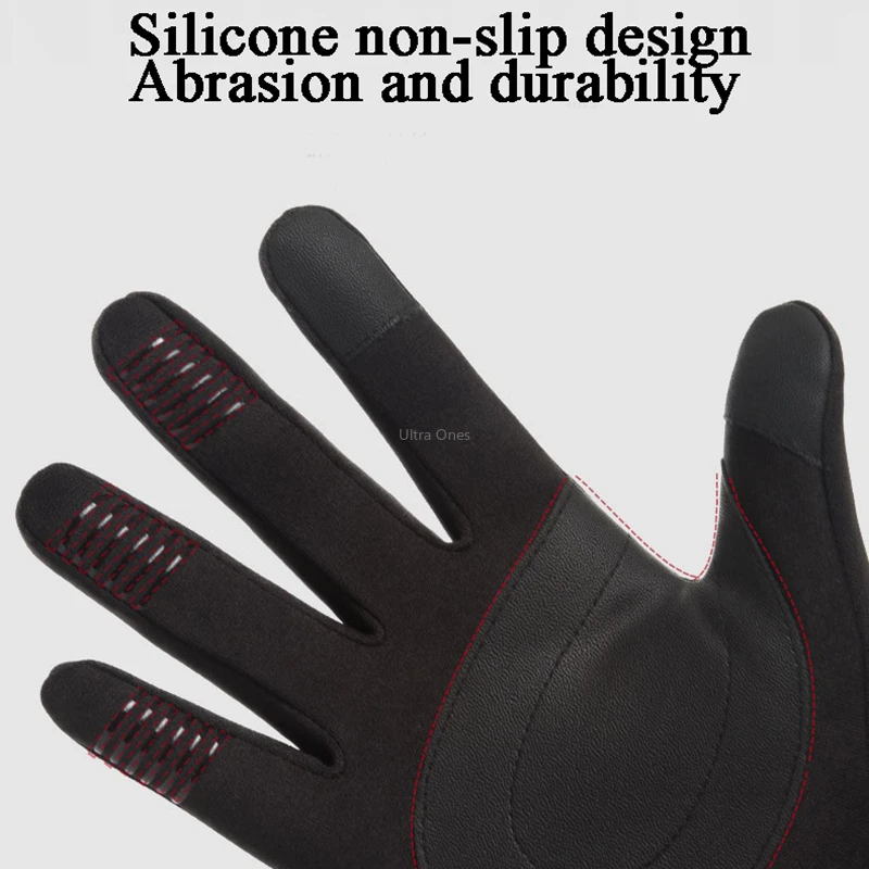 Перчатки для велоспорта на открытом воздухе водонепроницаемые с сенсорным